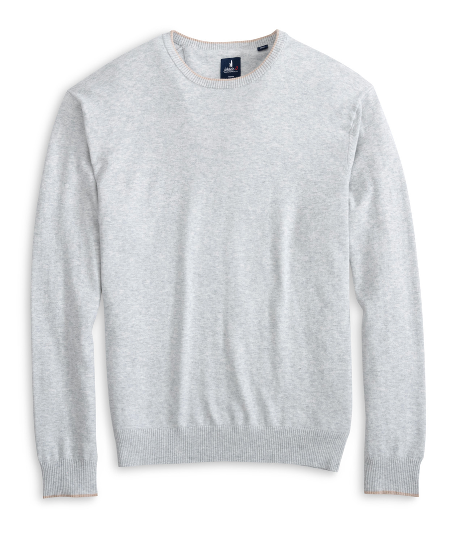 Wren Plaited Cotton Blend Crewneck Sweater