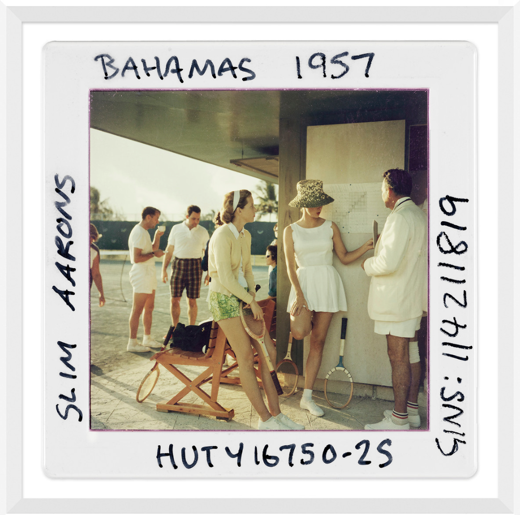 "Tennis in the Bahamas" Print by Slim Aarons