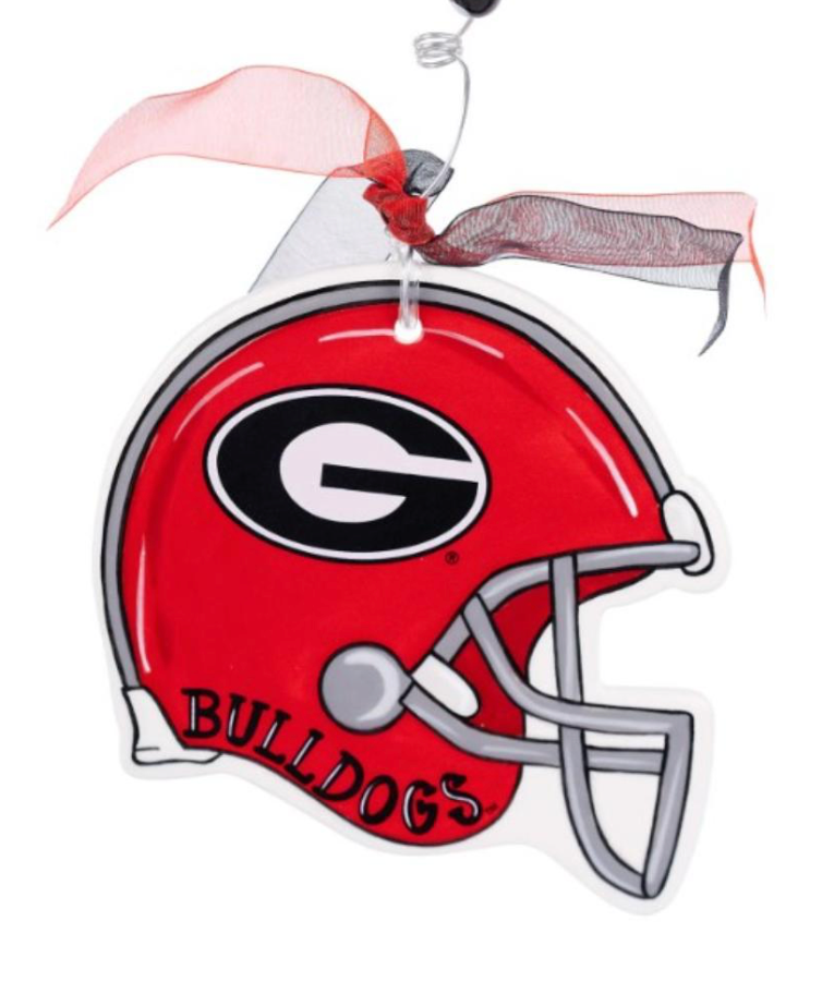 Georgia Helmet Flat Ornament