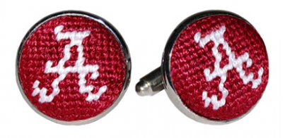 Alabama Needlepoint Cufflinks