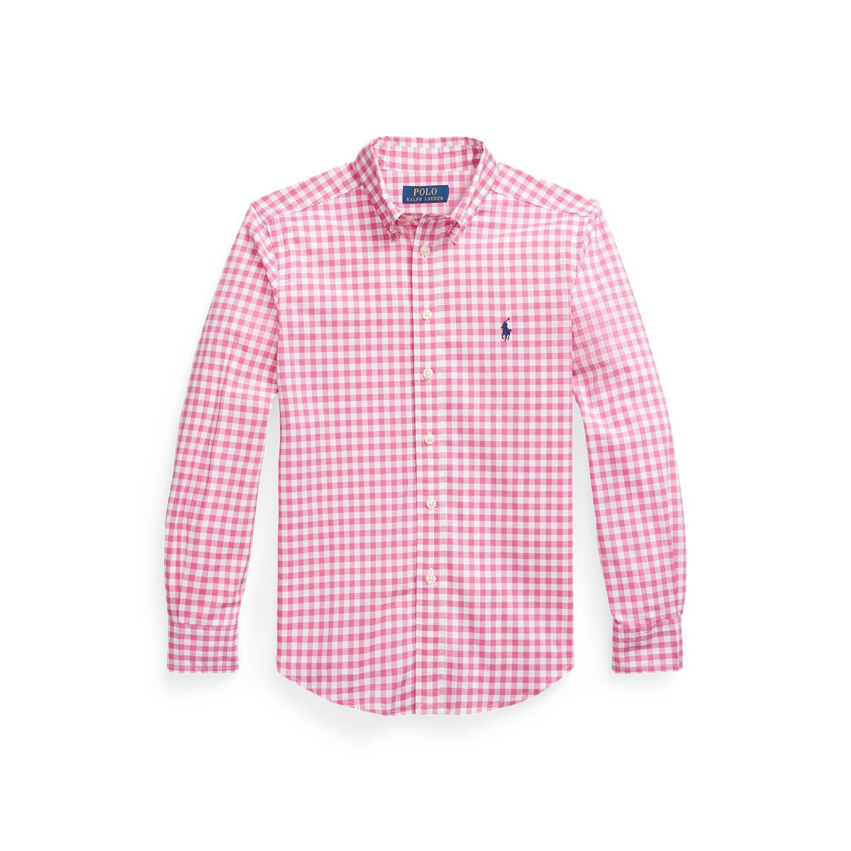 Boys Gingham Poplin Shirt