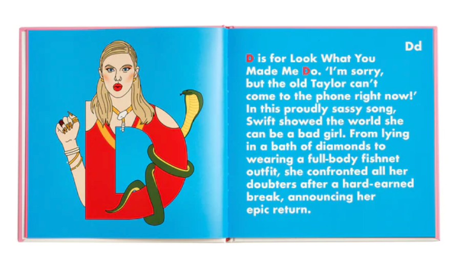 Taylor Swift Alphabet Book
