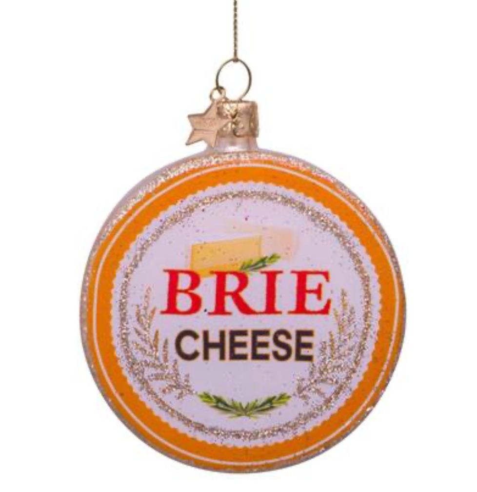 Brie Glass Ornament