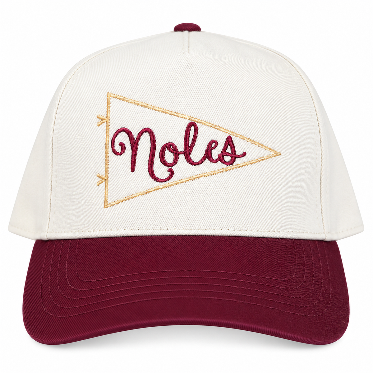 Noles Pennant Canvas Hat - Garnet