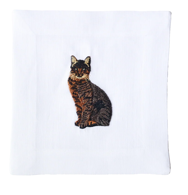 Cocktail Napkins - Tabby Cat