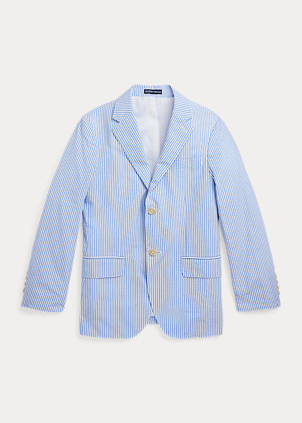 Boys Seersucker Sportcoat