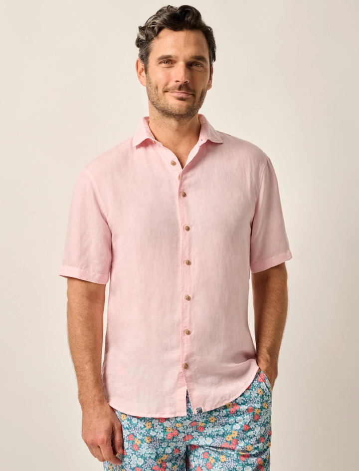 Gianni Linen Blend Button Down
