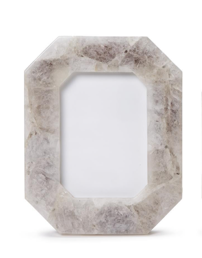 White Quartz Photo Frame 5x7