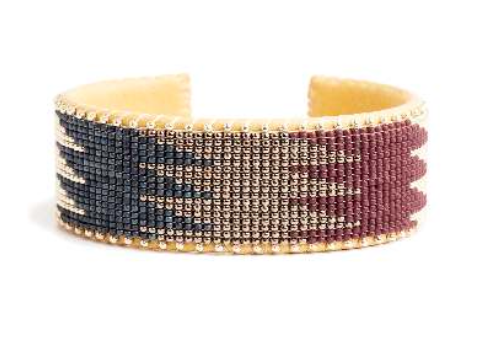 Garnet Glass Cuff Large