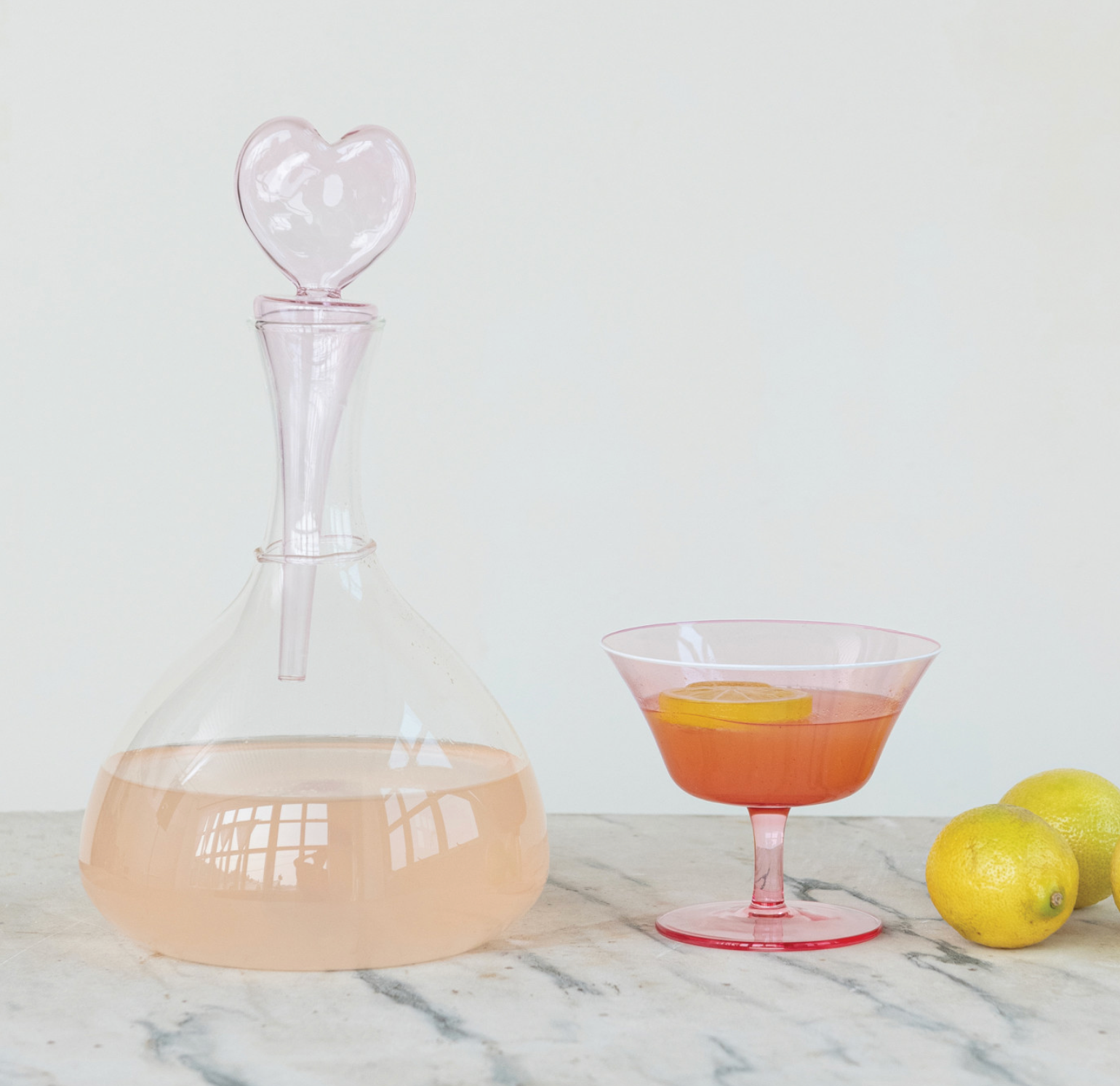 Heart Shaped Stopper Decanter