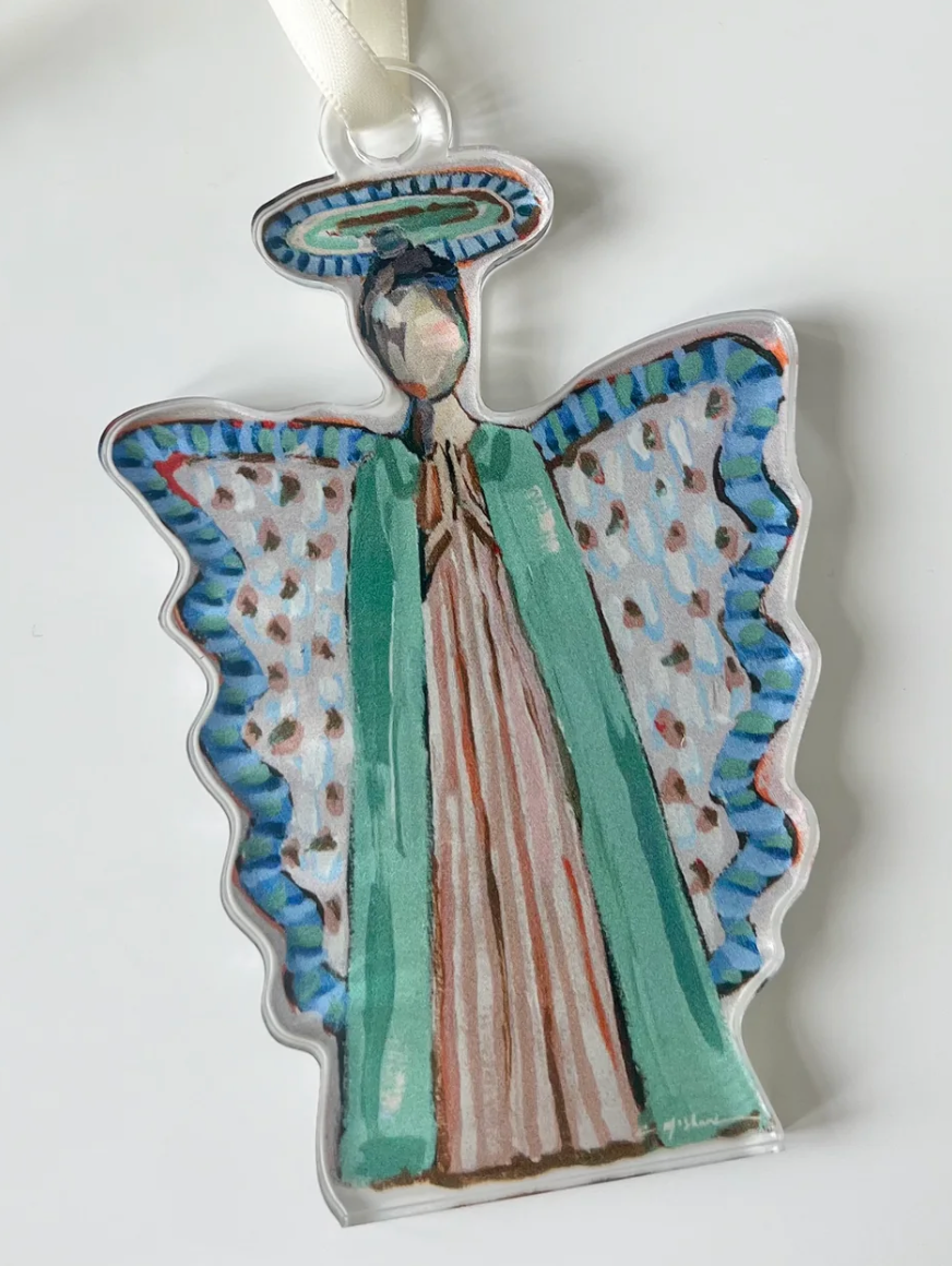 Heavenly Angel  Acrylic Ornament