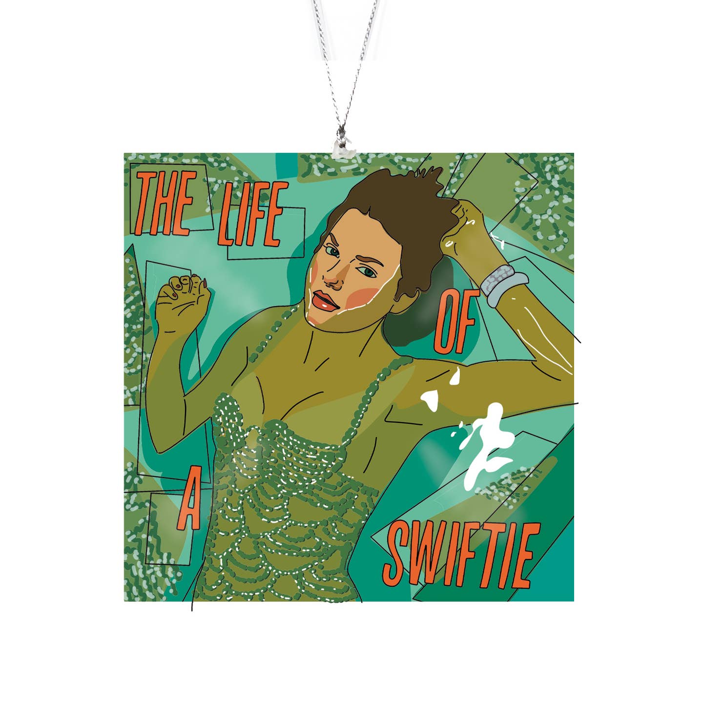 Taylor Swift Album Cover Art Ornament