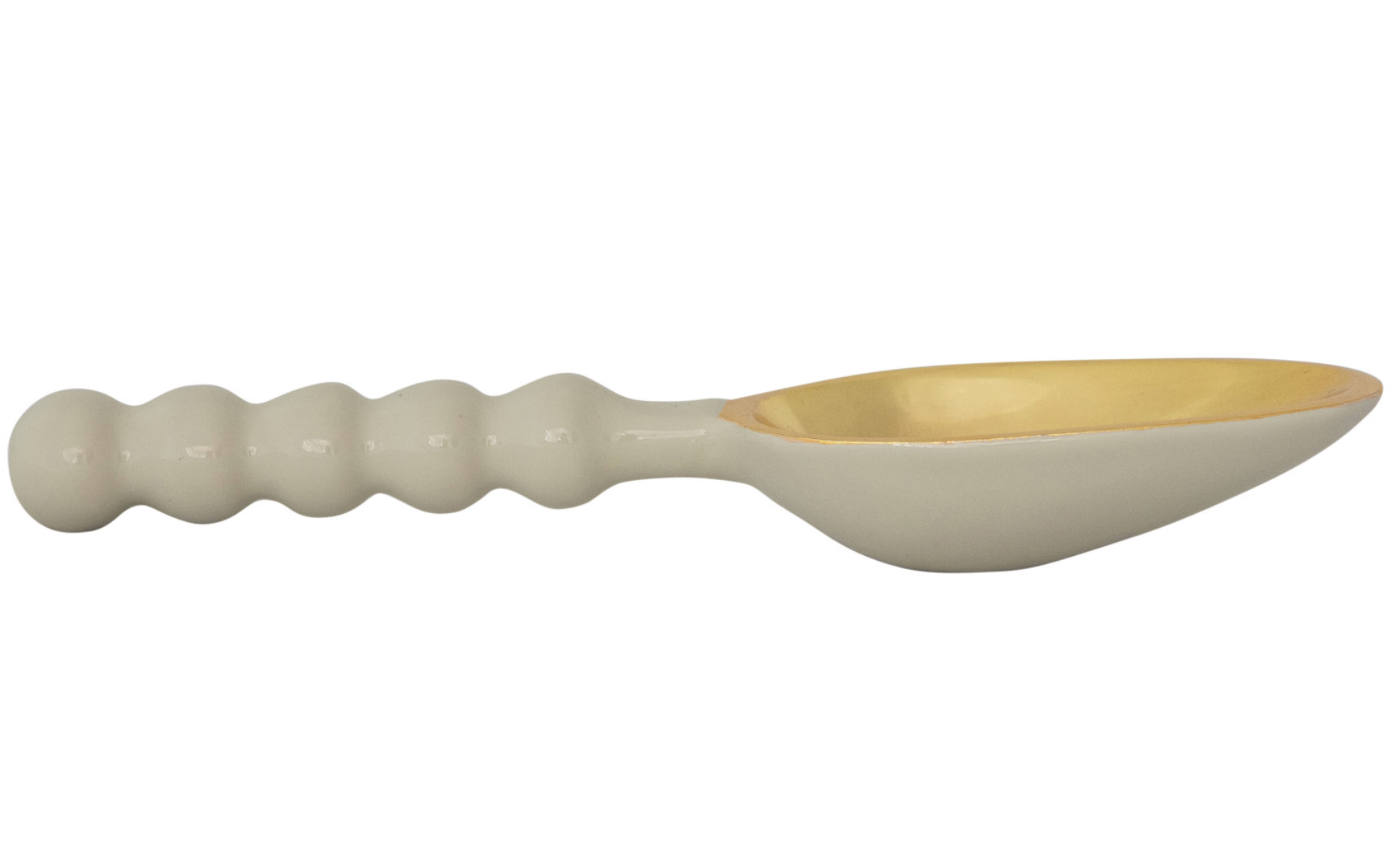 Gold and Mint Aluminum Scoop