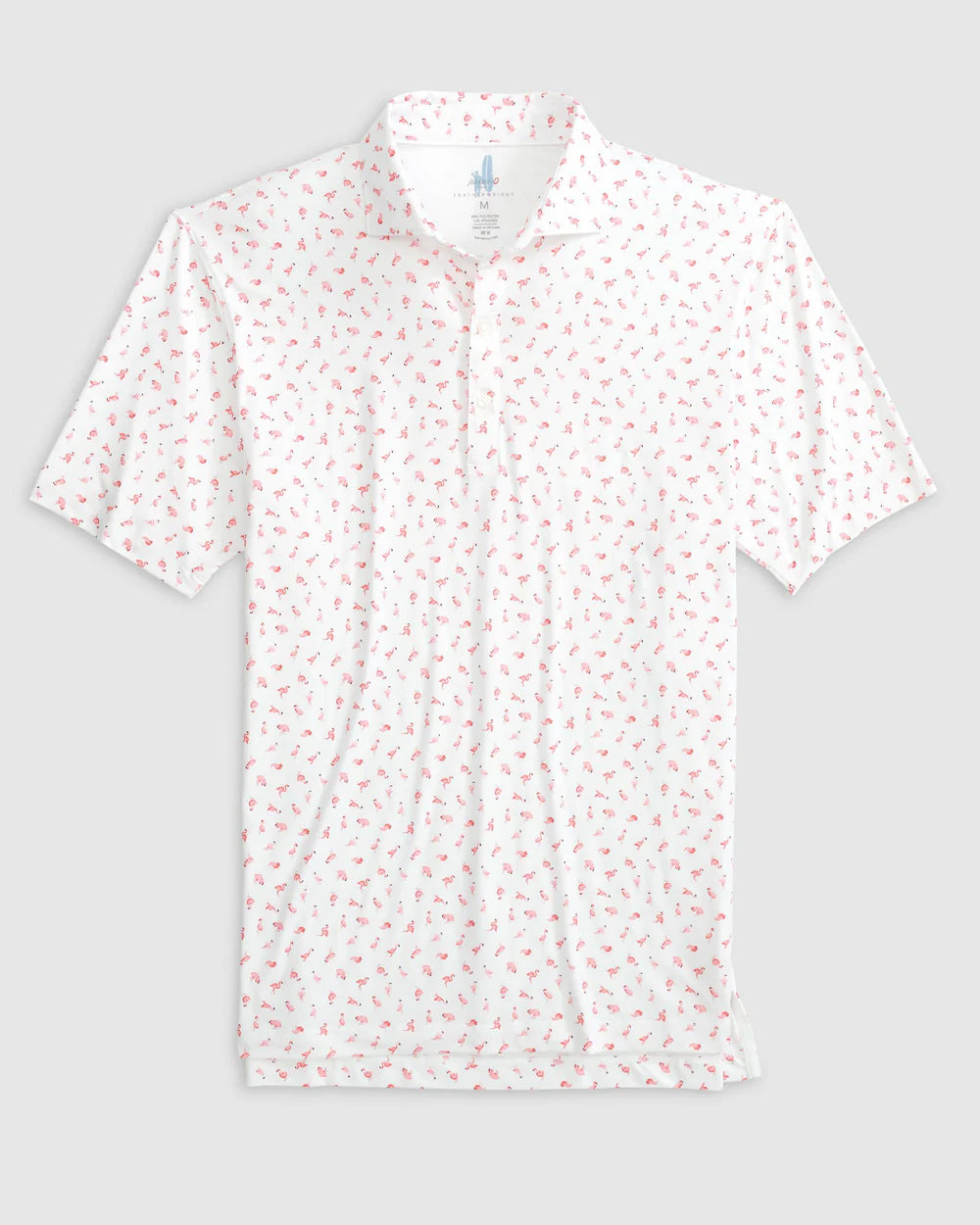 Flock Printed Featherweight Performance Polo