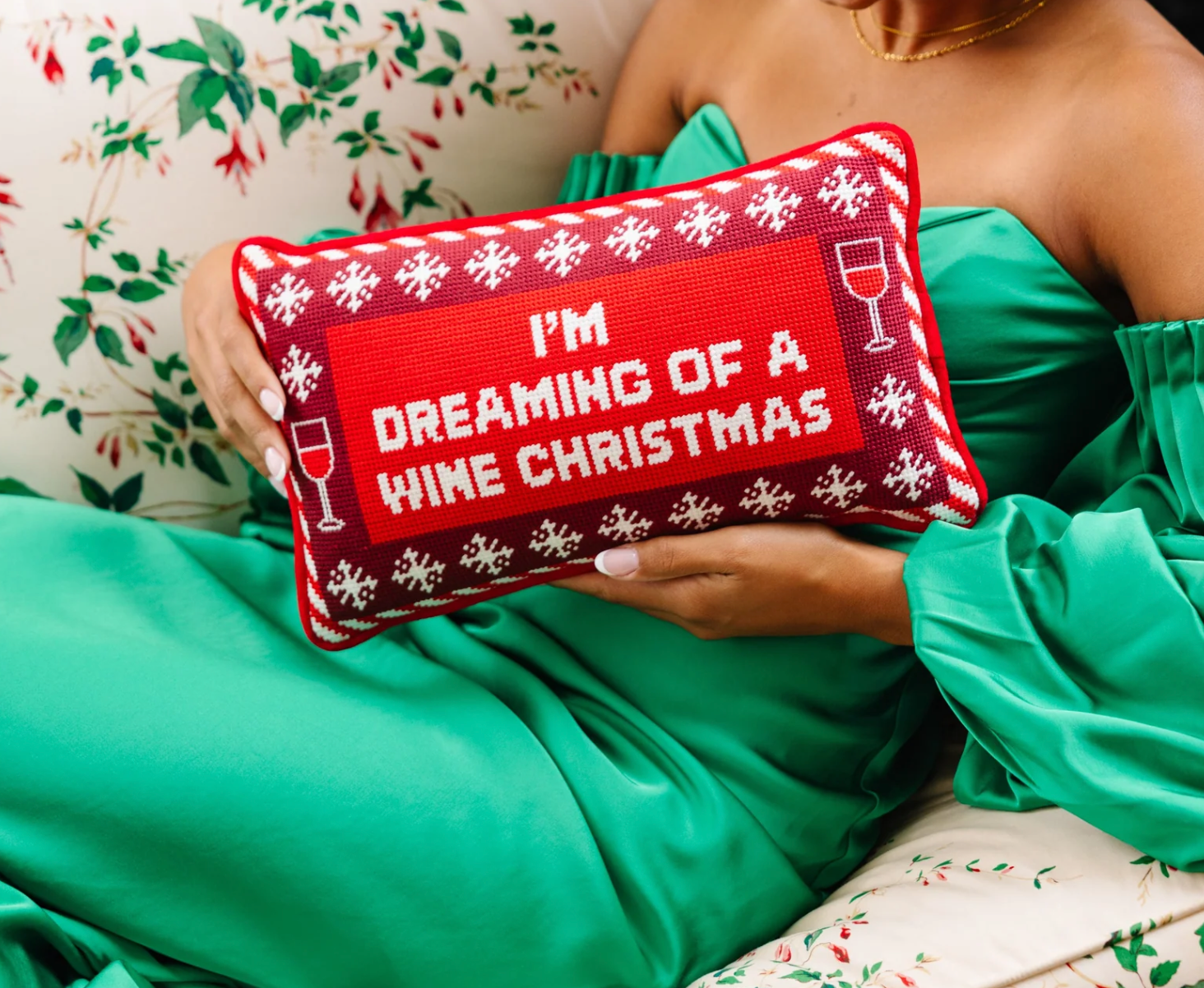 Dreaming of Wine Pillow