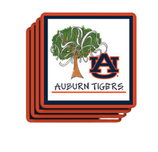 Auburn 4pc Coaster Set