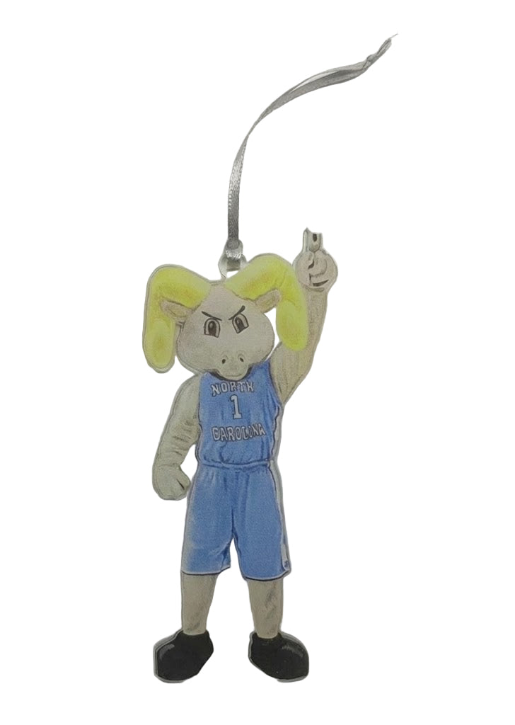 UNC Mascot Ornament