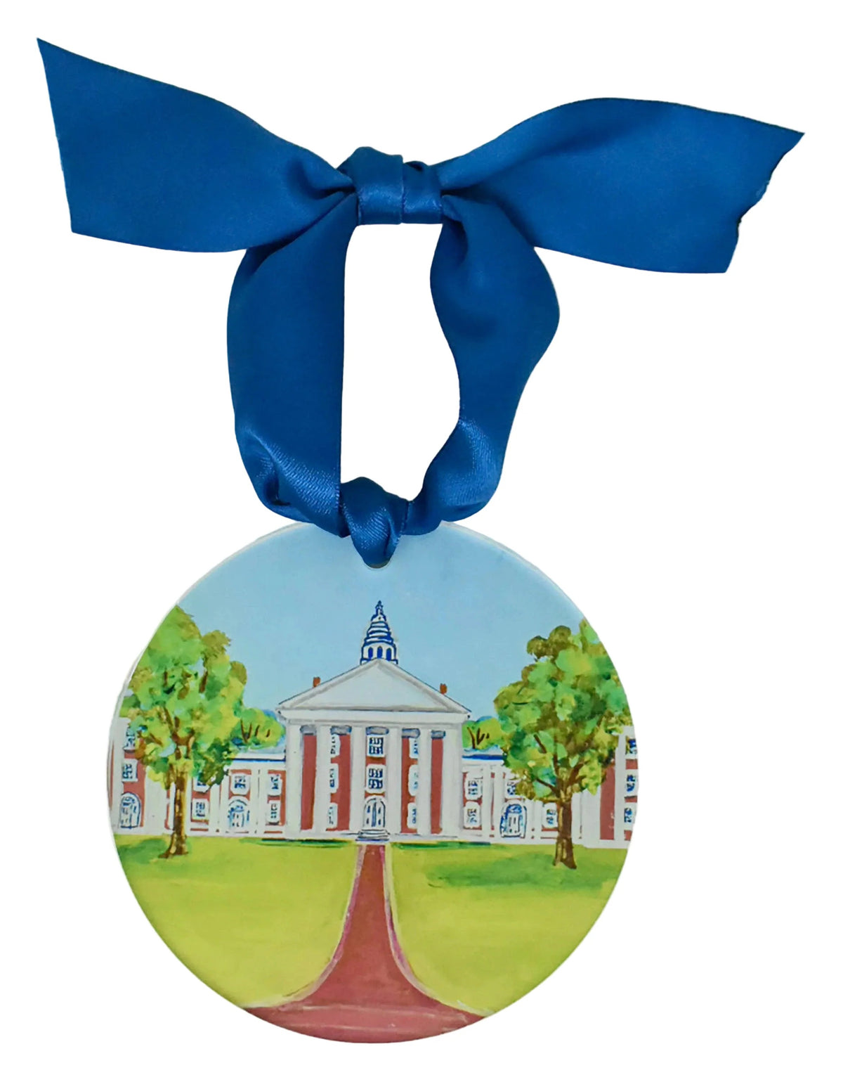 Washington and Lee Landmark Acrylic Disc Ornament