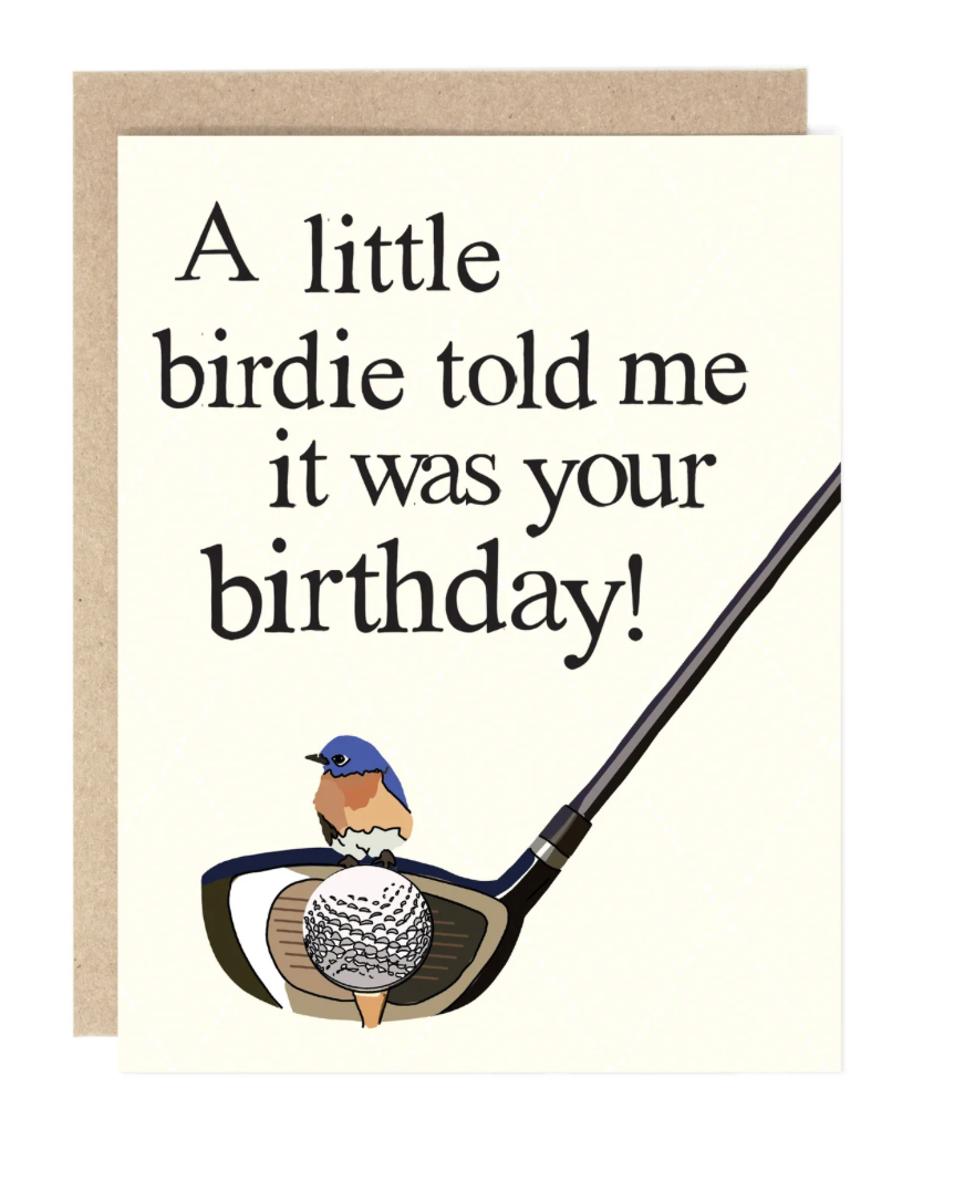 Greeting Card - A little birdie