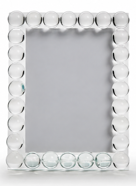 Bubbles Crystal Glass Frame - 4 x 6