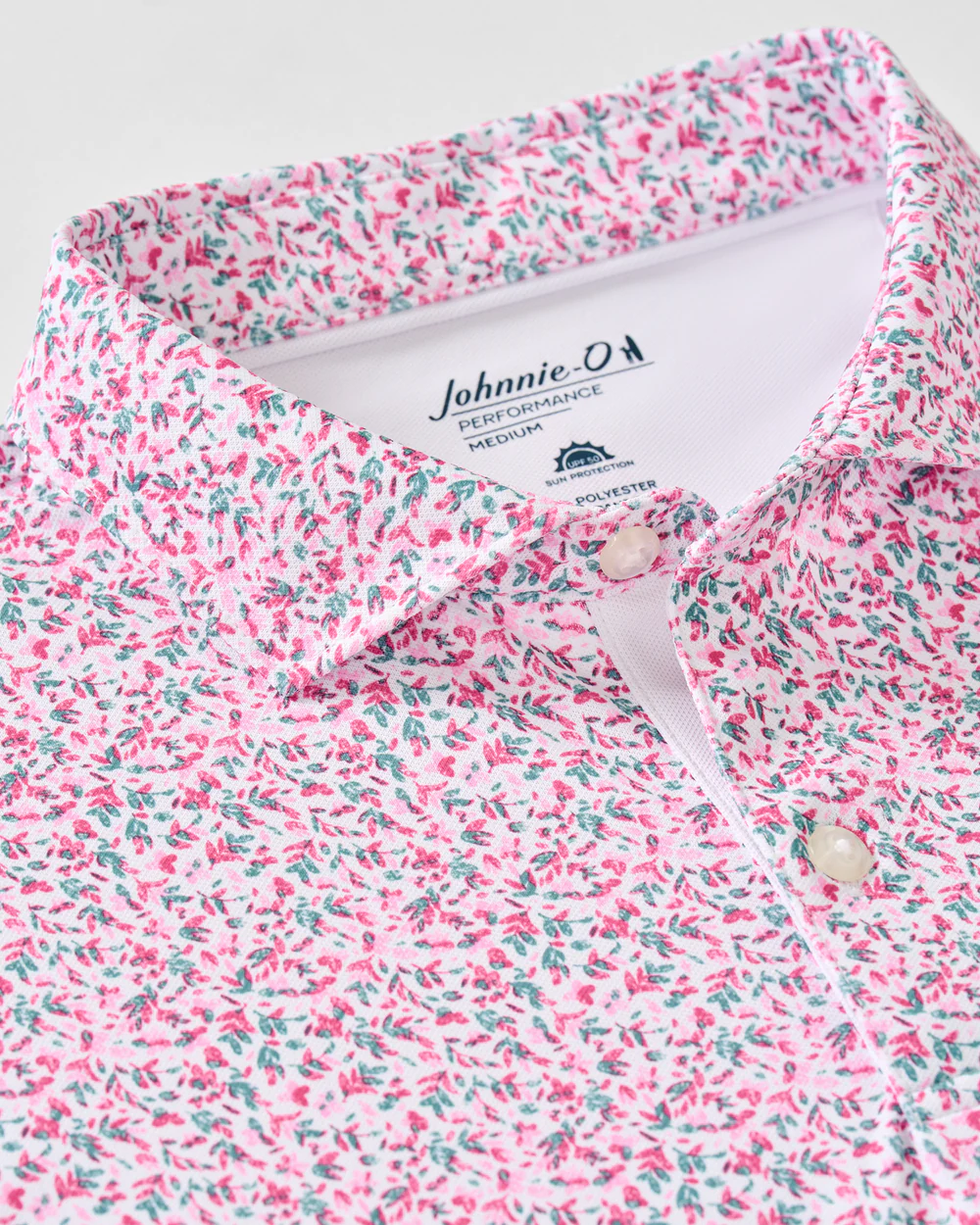 Bloom Neat Performance Mesh Polo