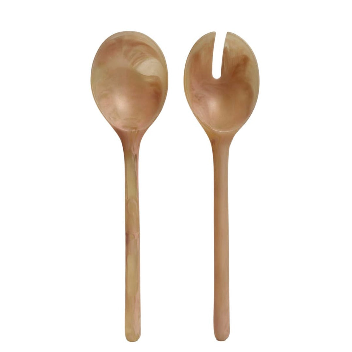 Coral Salad Servers