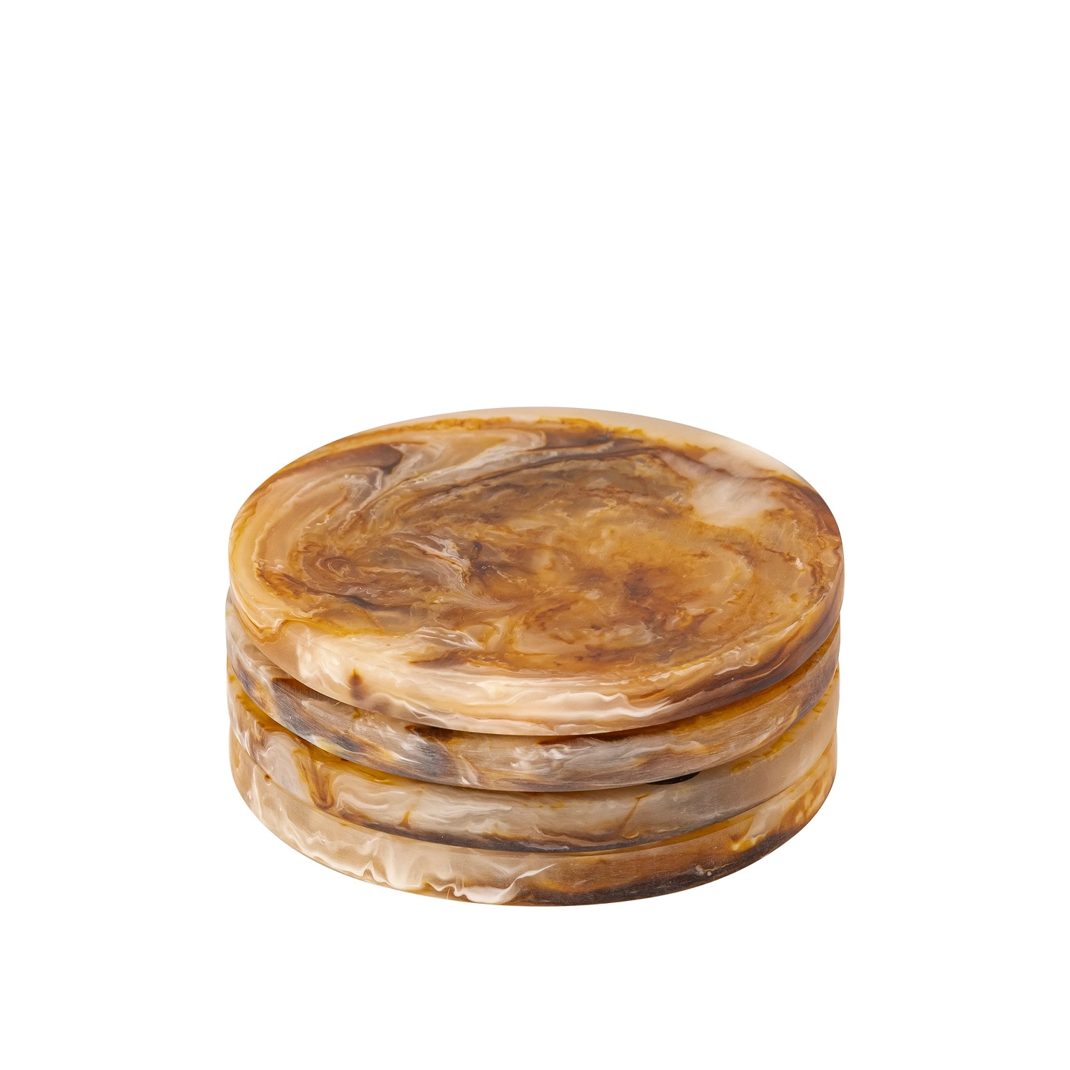 Tortoiseshell Round Coasters