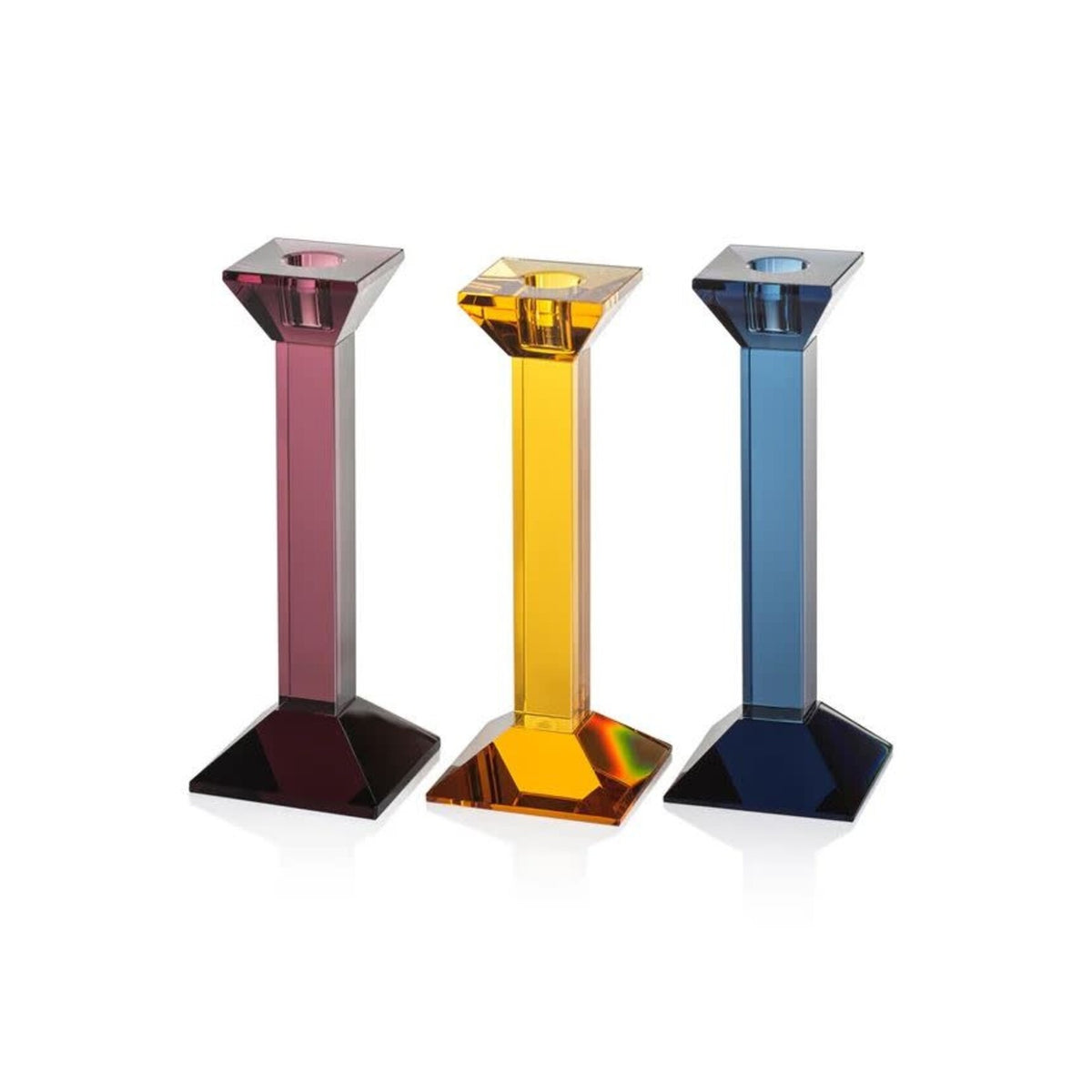 Amethyst Crystal Taper Holder