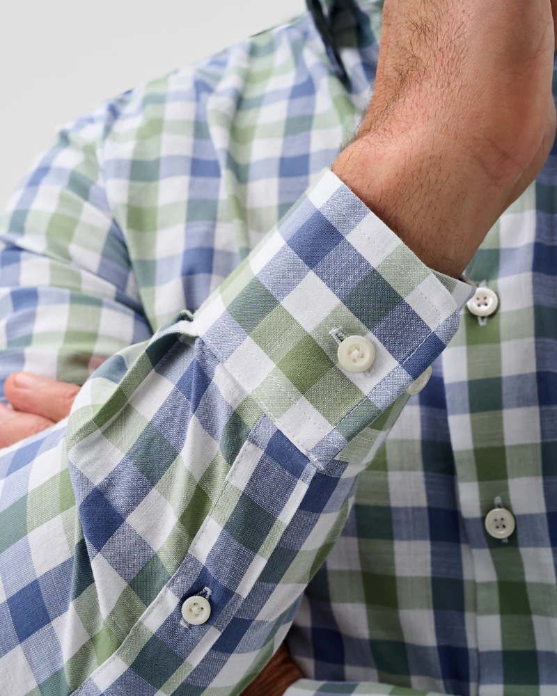 Candlar Check Cotton Button Down Shirt