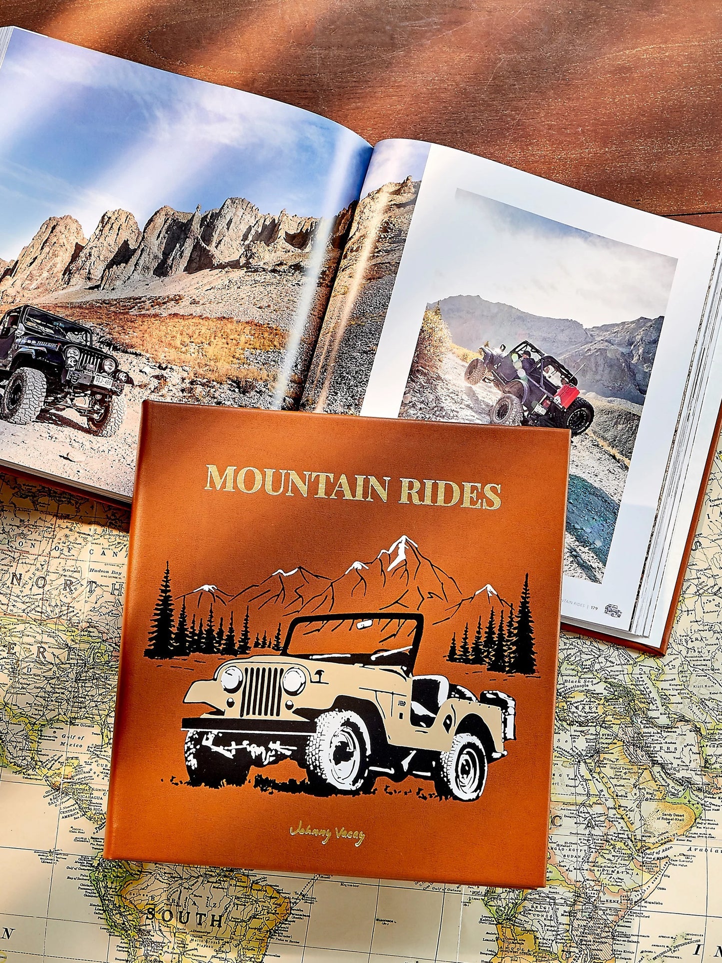 Mountain Rides- Leather Bound