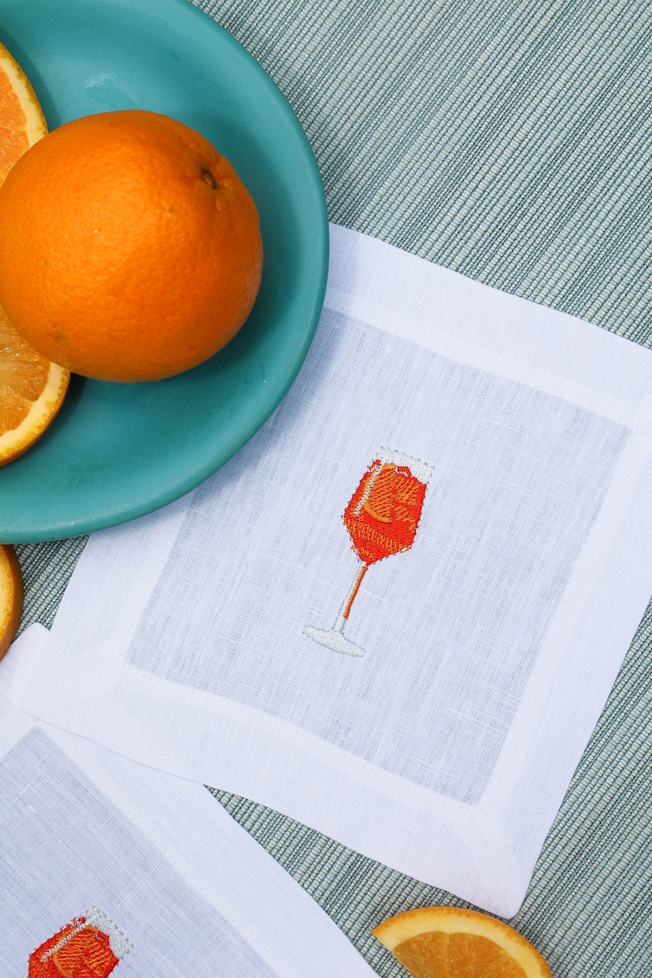 Aperol Spritz Cocktail Napkins