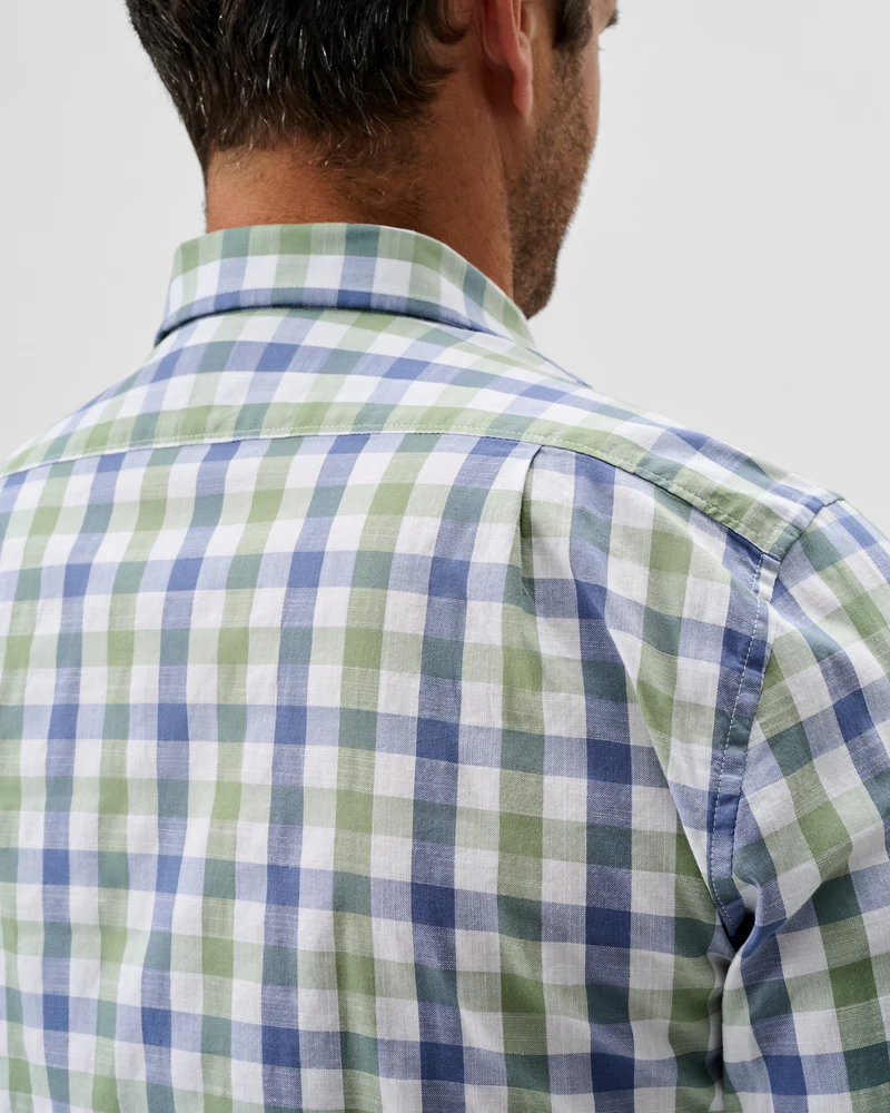 Candlar Check Cotton Button Down Shirt