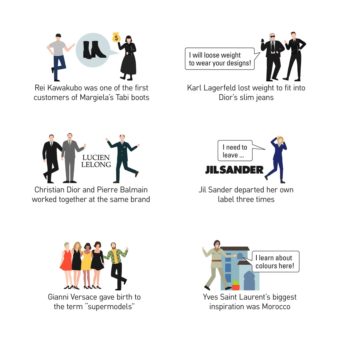 The Lives of 50 Fashion Designers