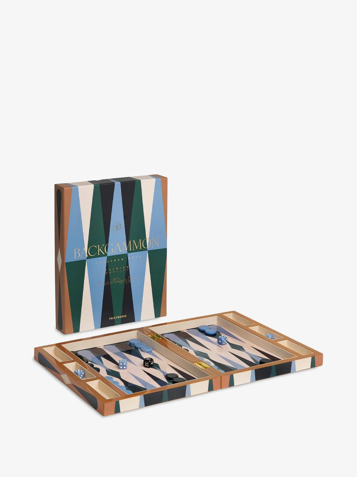 Lacquered Backgammon