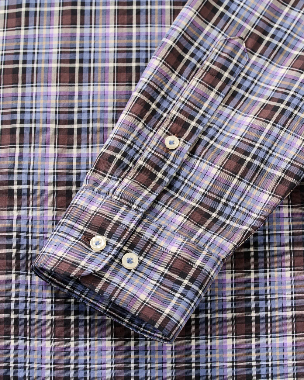 MERCED MULTI CHECK Top Shelf Cotton Button Down Shirt