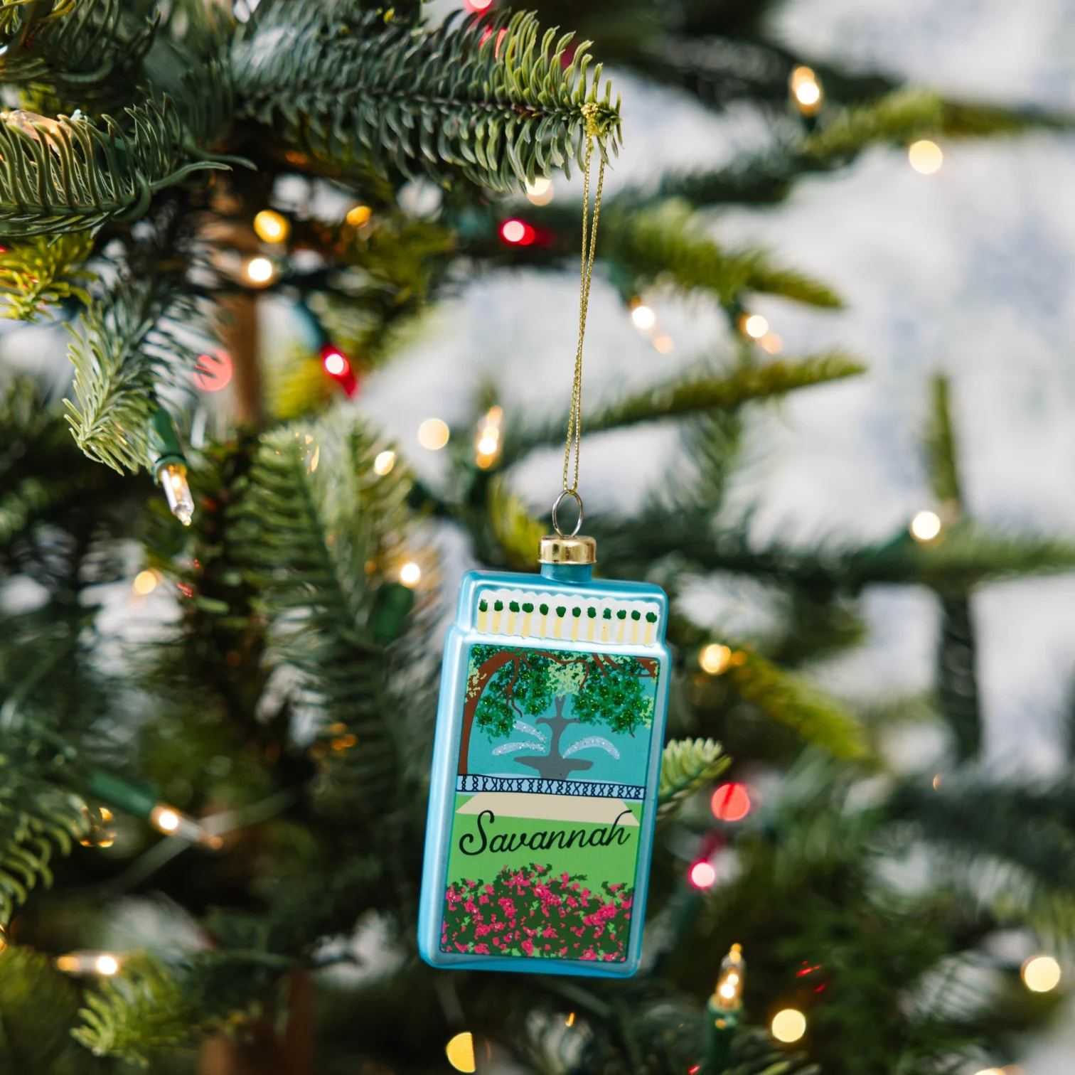 Matchbook Ornament - Savannah