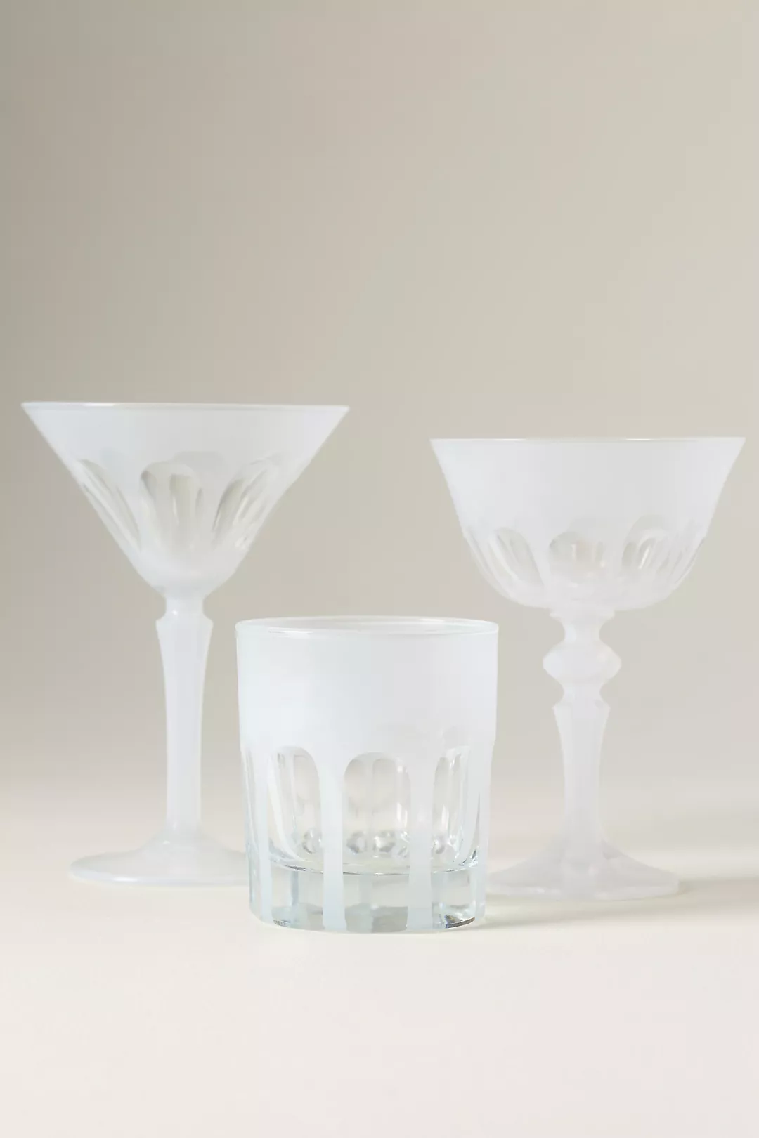 Rialto Glass Martini Opal - Set of 2