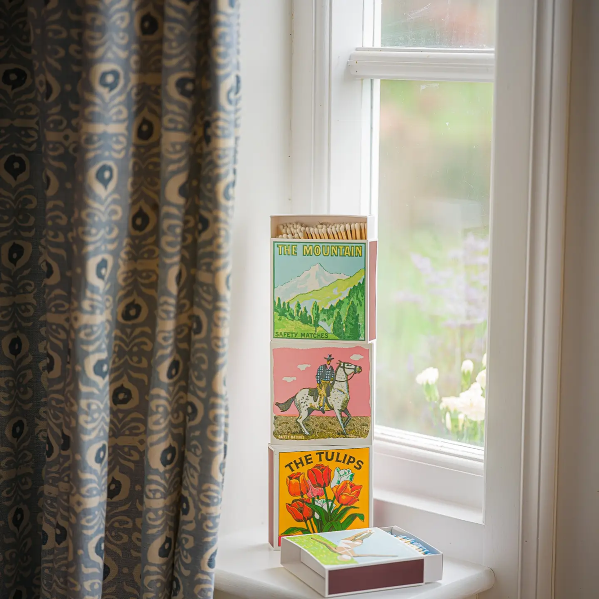 Square Pink Cowboy Matches
