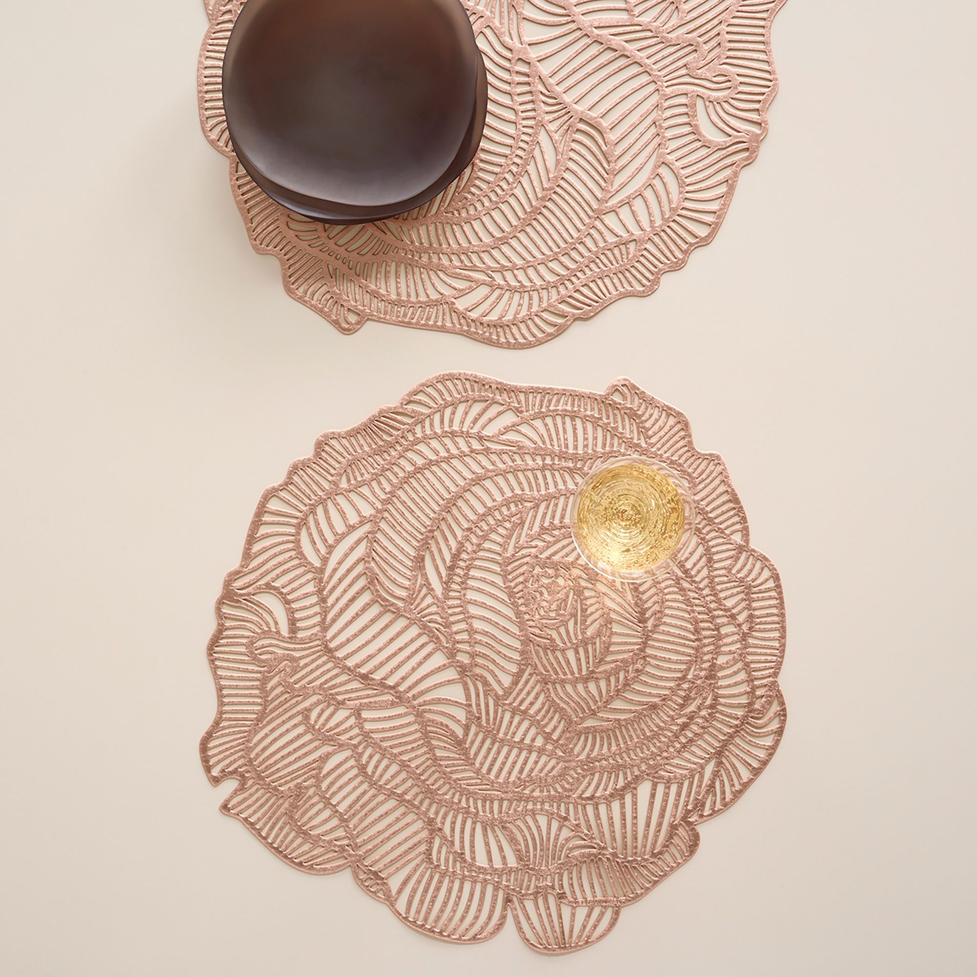 Rose Pressed Rose Tablemat - Set of 6