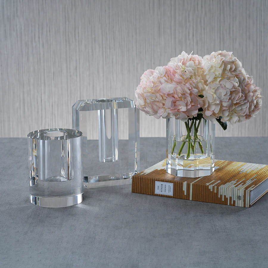 Emilia Round Crystal Vase