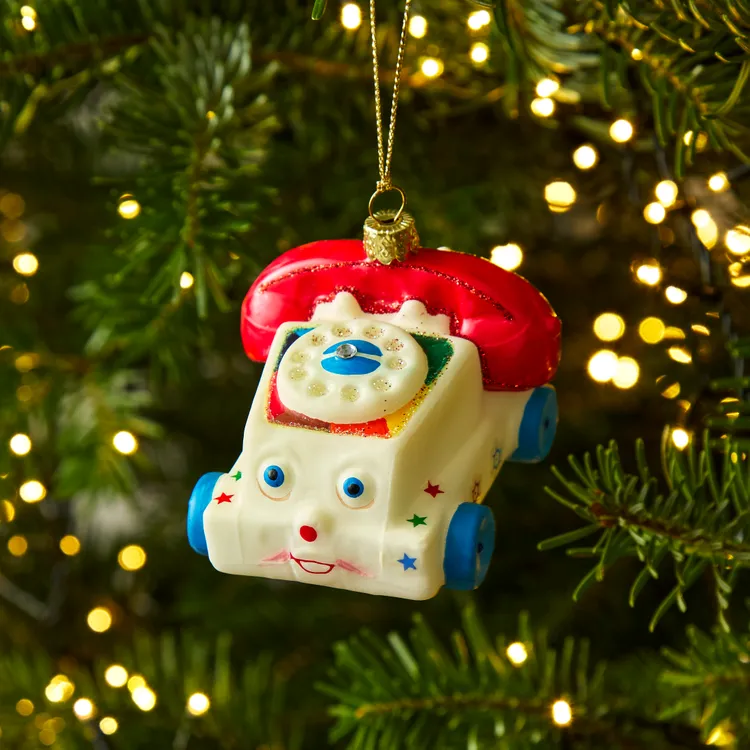 Vintage Toy Phone Ornament