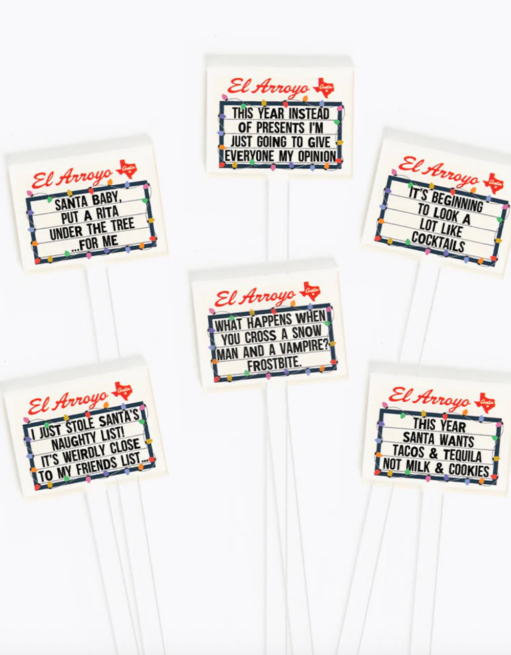 Marquee Holiday Stir Sticks