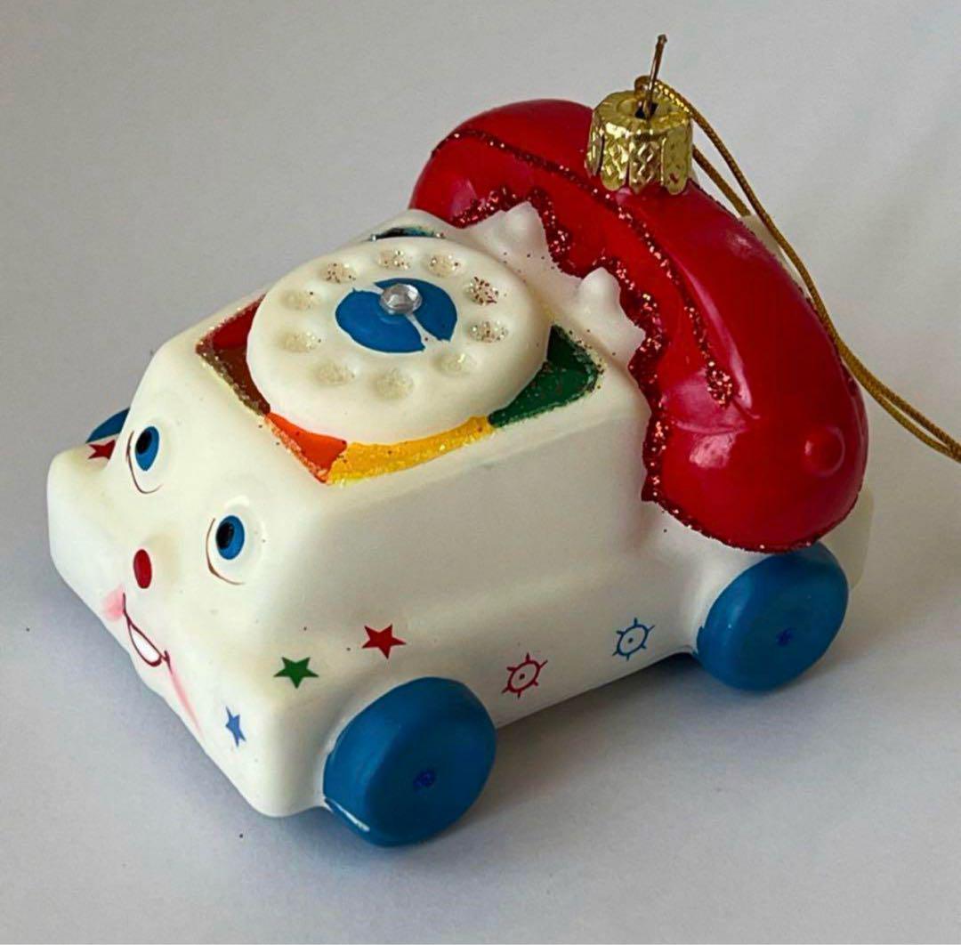 Vintage Toy Phone Ornament
