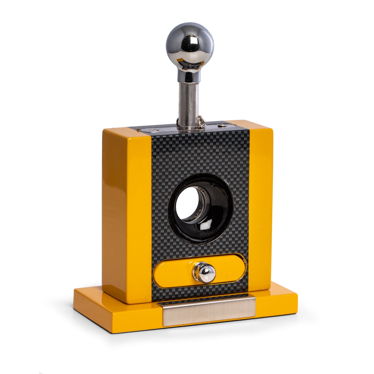 Tabletop Cigar Cutter w/ Drawer Yellow