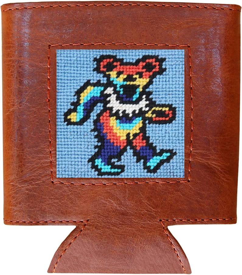 Dancing Bear Tye-Dye Can Cooler