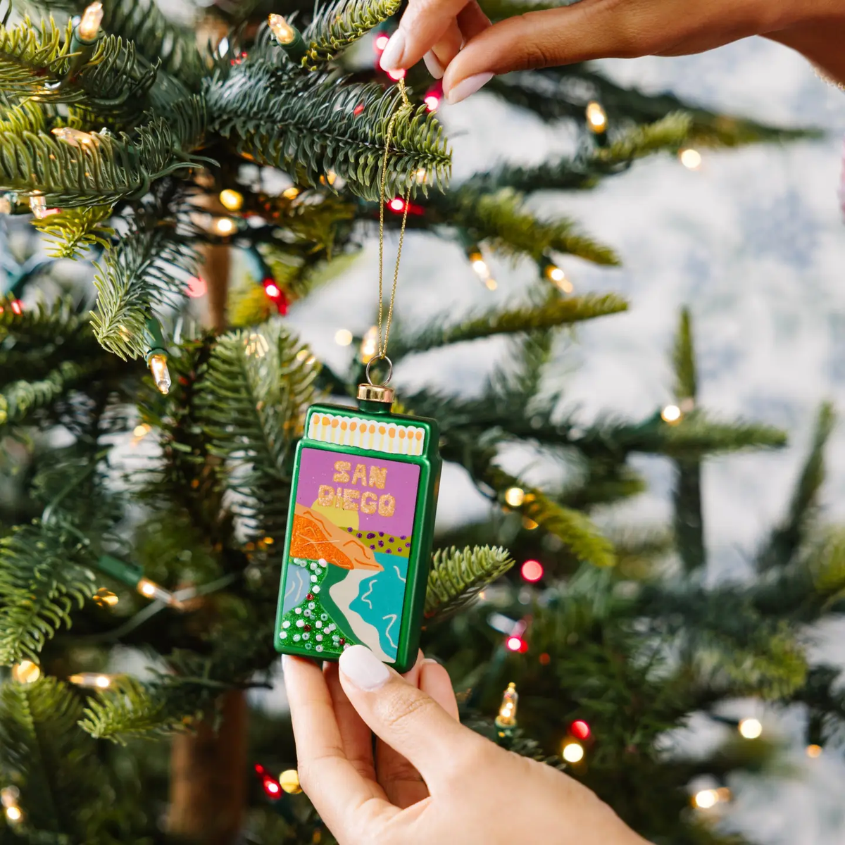 San Diego Matchbook Ornament