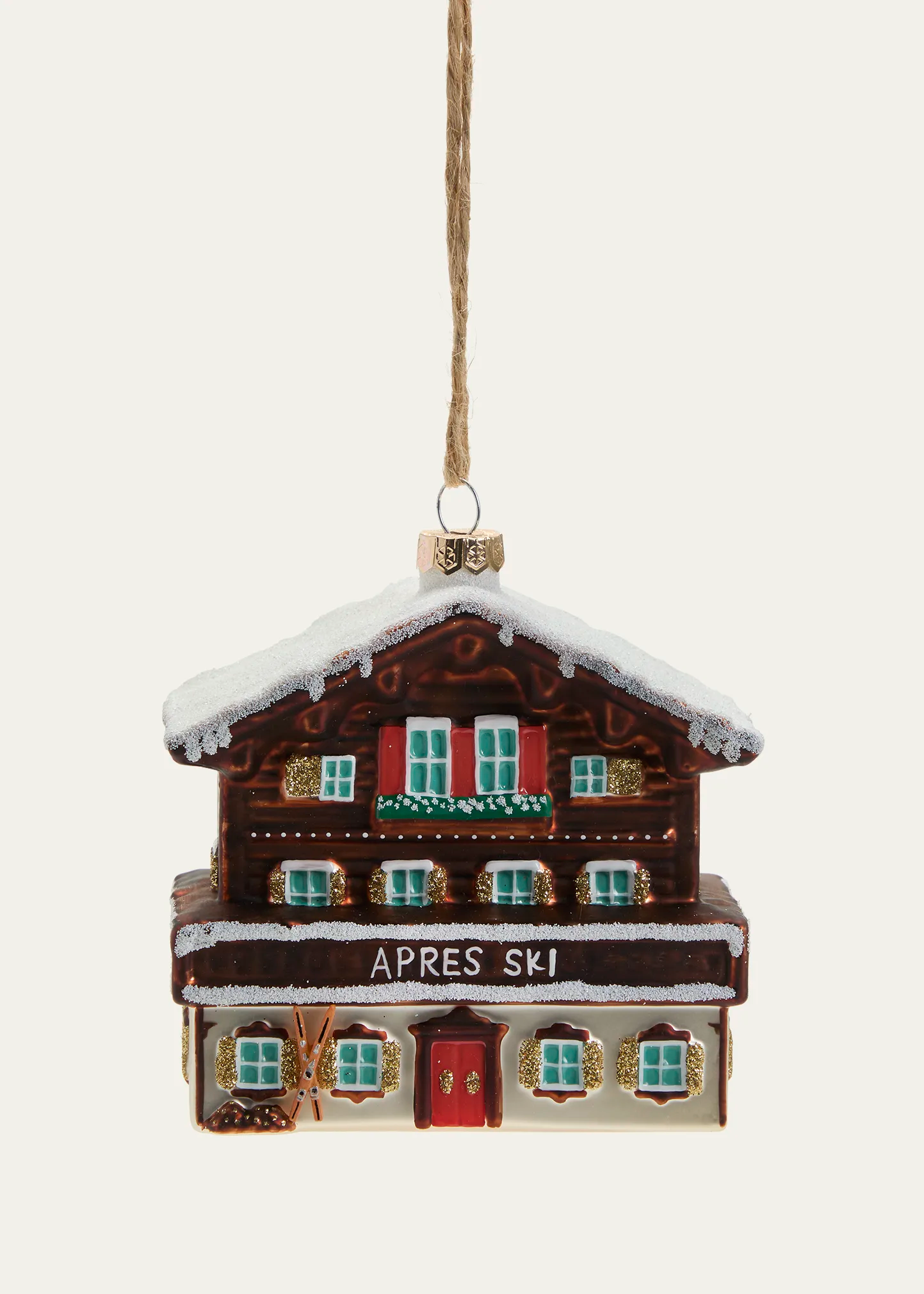 Ski Chalet Ornament