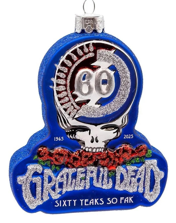 Grateful Dead™ Glass 60th Anniversary Ornament