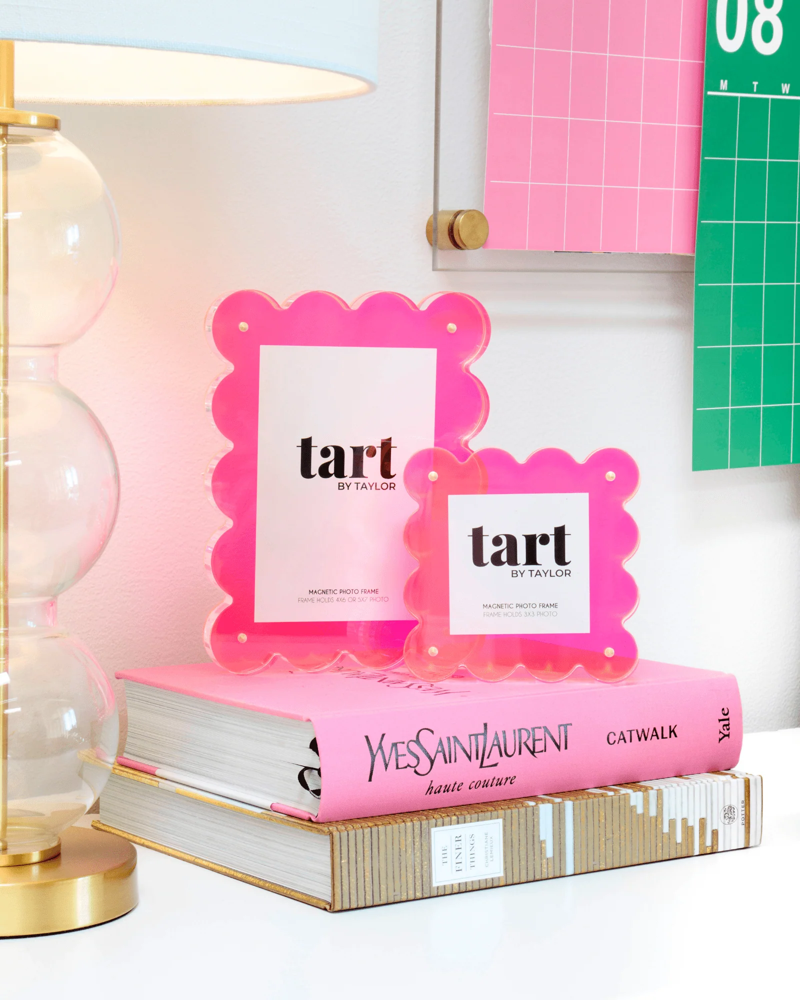 Neon Pink Mini Picture Frame