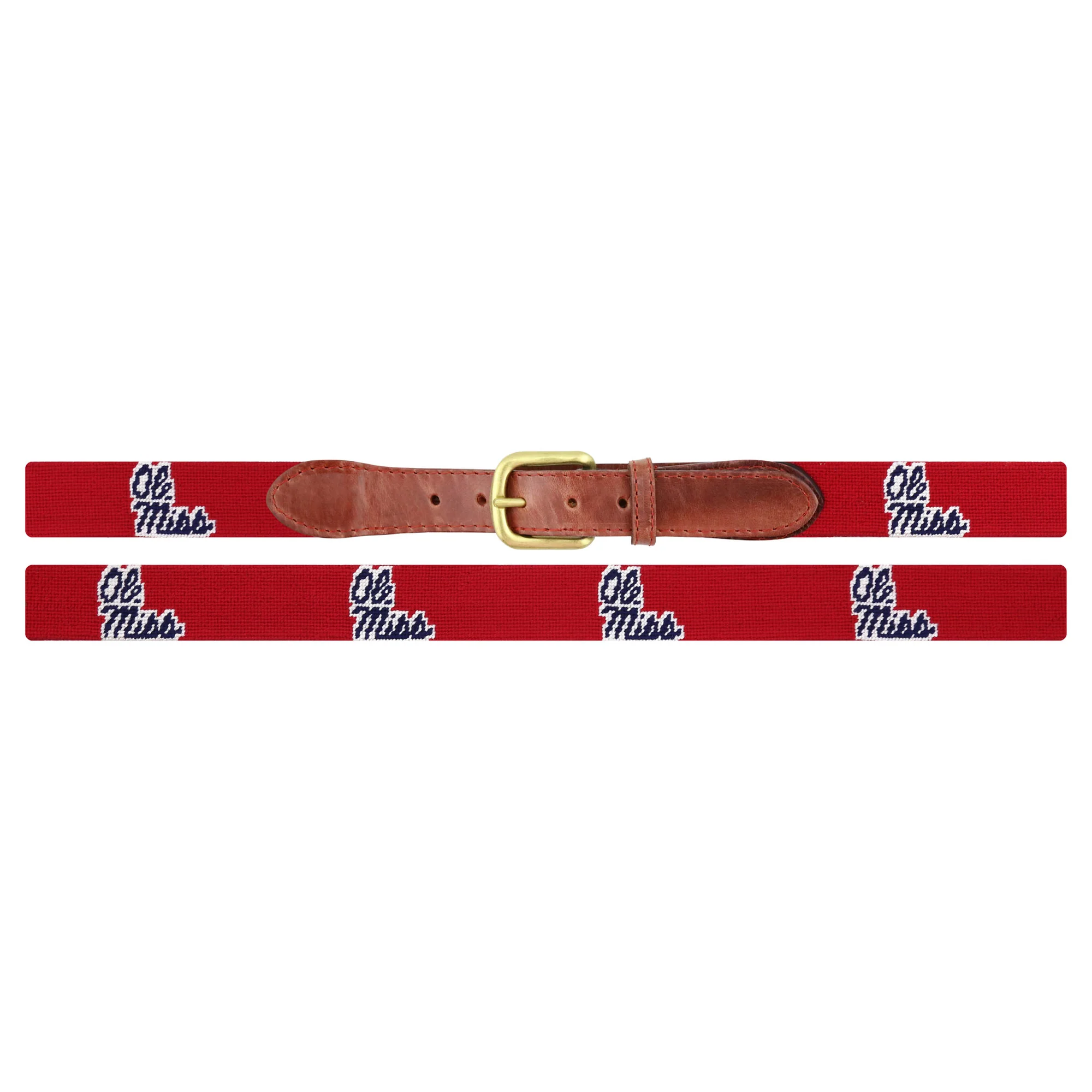 Ole Miss Belt - Red